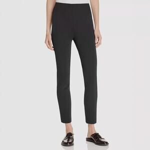 Theory Navalane Becker Black Stretch Slim Tailored Pants Size 8